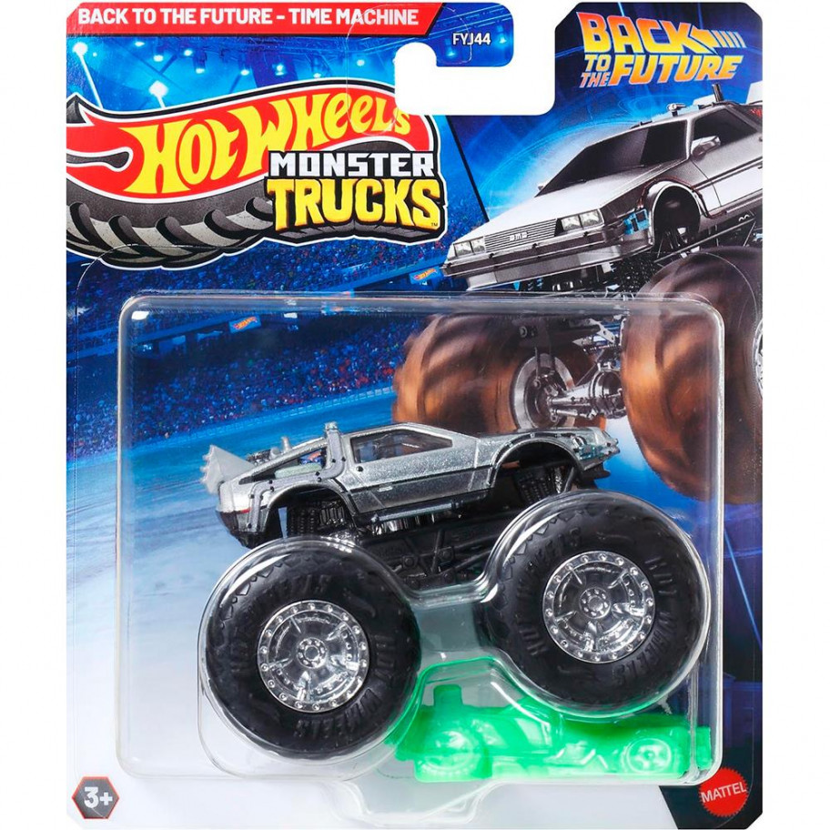 Машинка Хот Вілс Монстер Трак Назад у Майбутнє 1:64 Monster Trucks Back To The Future Hot Wheels JDP80