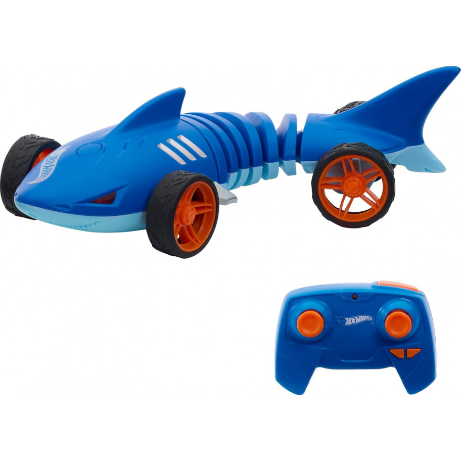 Машинка Хот Вілс Акула 1:15 На Пульті Звук Світло Shark Speeder RC Hot Wheels HXJ83