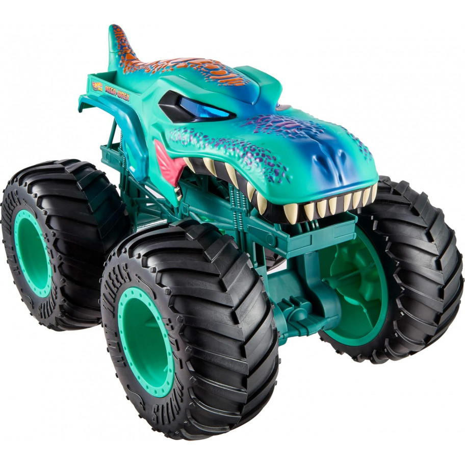 Велика Машинка Хот Вілс Монстр Трак 36 см Мега Рекс Monster Trucks Mega Wrex Hot Wheels JJN46
