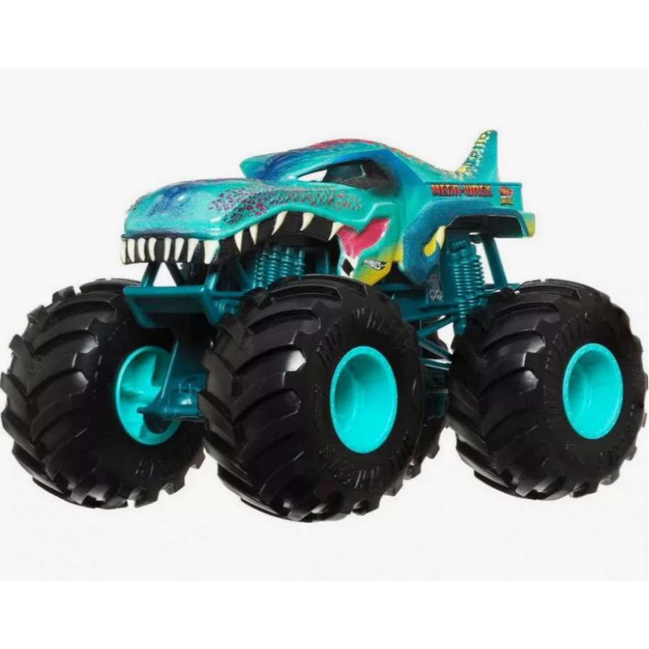 Машинка Хот Вілс Монстр Трак 1:24 Мега Рекс Monster Trucks Mega Wrex Hot Wheels HKM58