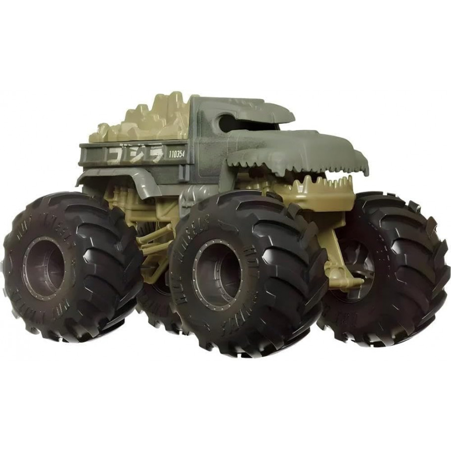 Машинка Хот Вілс Монстр Трак 1:24 Годзилла Monster Trucks Godzilla Hot Wheels HKM50