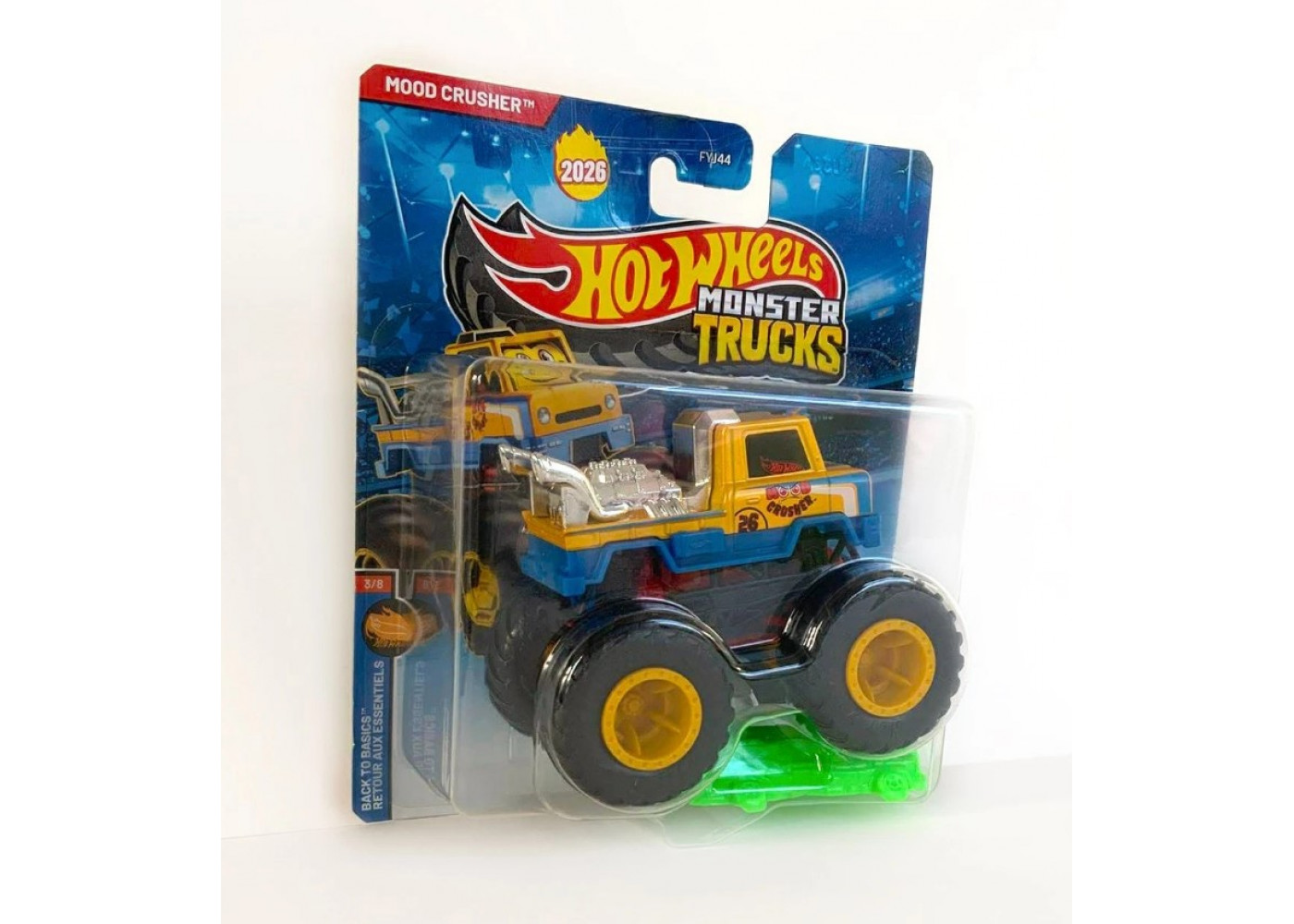 Машинка Хот Вилс Монстр Трак 1:64 Monster Trucks Mood Crusher Hot Wheels JHY24