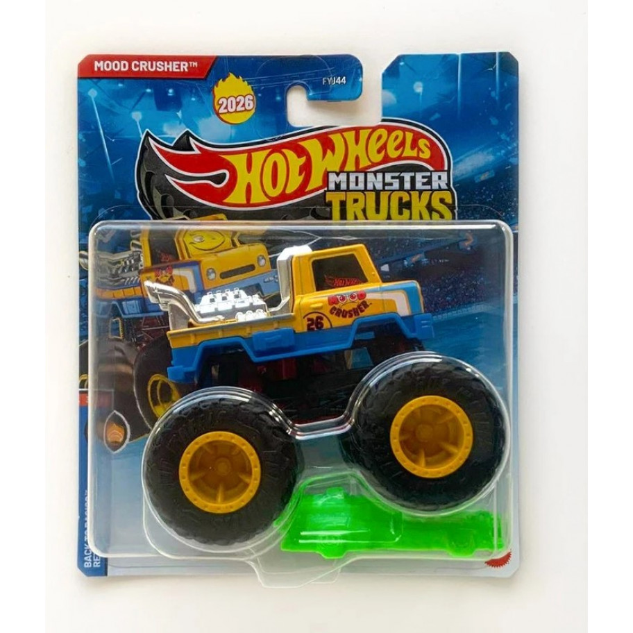 Машинка Хот Вилс Монстр Трак 1:64 Monster Trucks Mood Crusher Hot Wheels JHY24