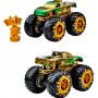 Машинка Хот Вілс Монстр Трак 1:64 Monster Trucks Gunkster 50 Bigfoot Trophy Champions Mattel JDV99