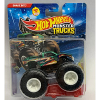 Машинка Хот Вилс Монстр Трак 1:64 Monster Trucks Snake Bite Green Hot Wheels JHY52