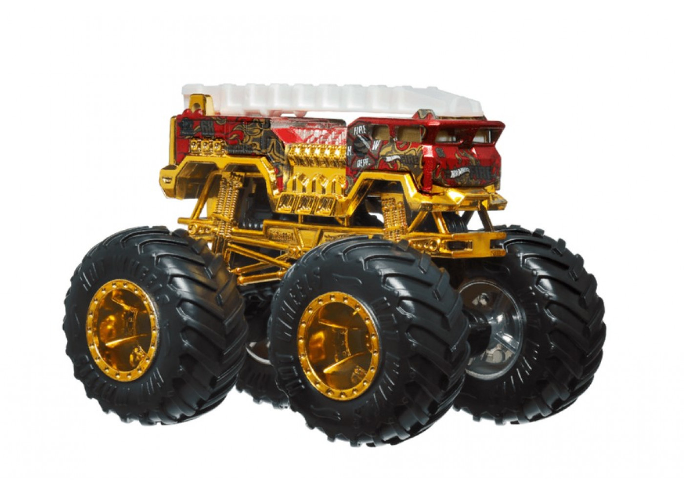 Машинка Хот Вилс Монстр Трак 5 Аларм 1:64 Monster Trucks 5 Alarm Trophy Champions Mattel JDW00