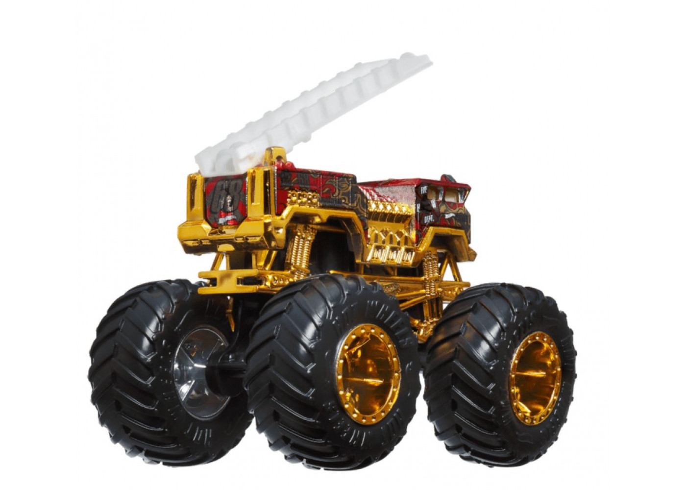 Машинка Хот Вилс Монстр Трак 5 Аларм 1:64 Monster Trucks 5 Alarm Trophy Champions Mattel JDW00
