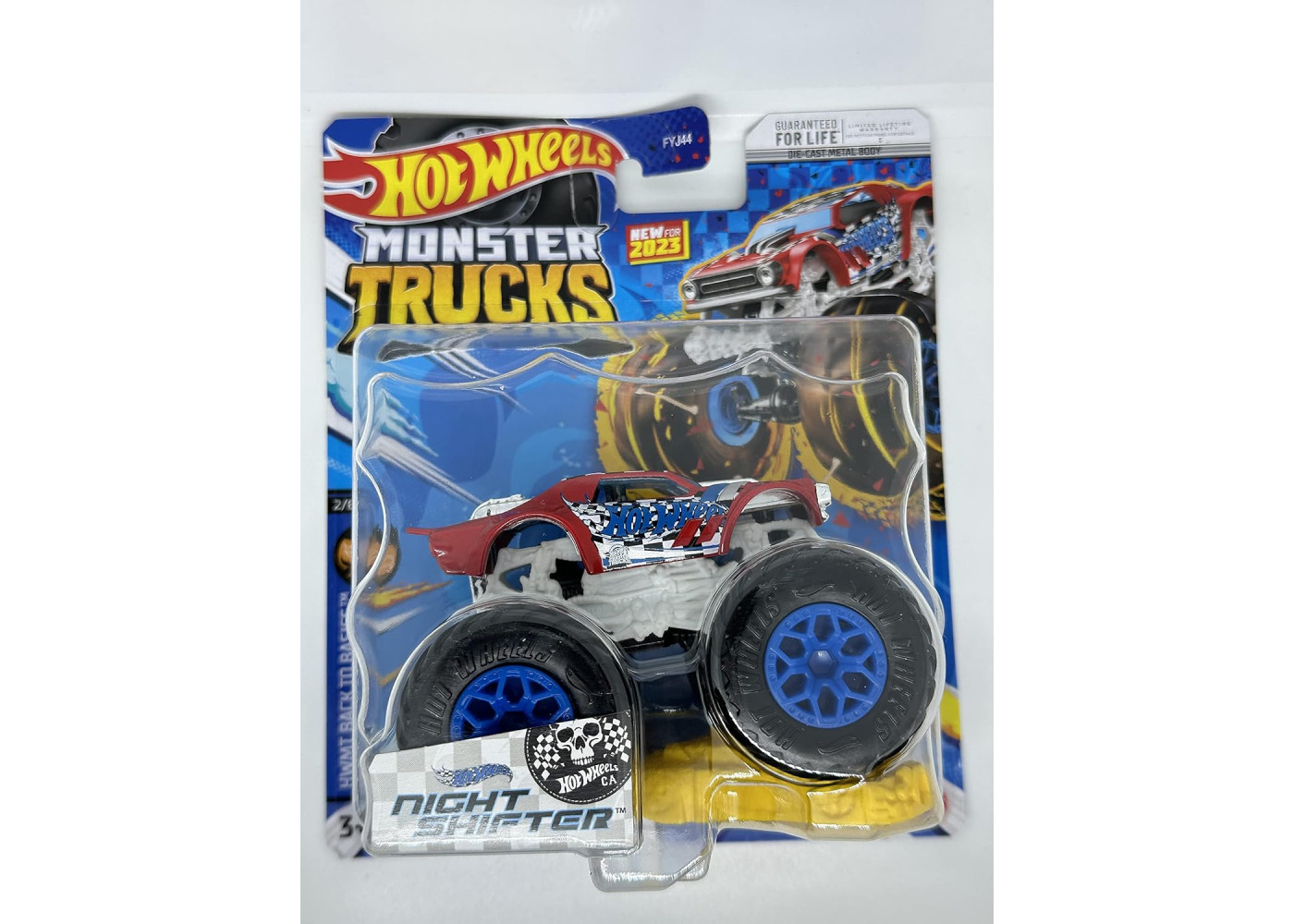 Машинка Хот Вилс Монстр Трак Ночная смена Monster Trucks Night Shifter Hot Wheels HLR80