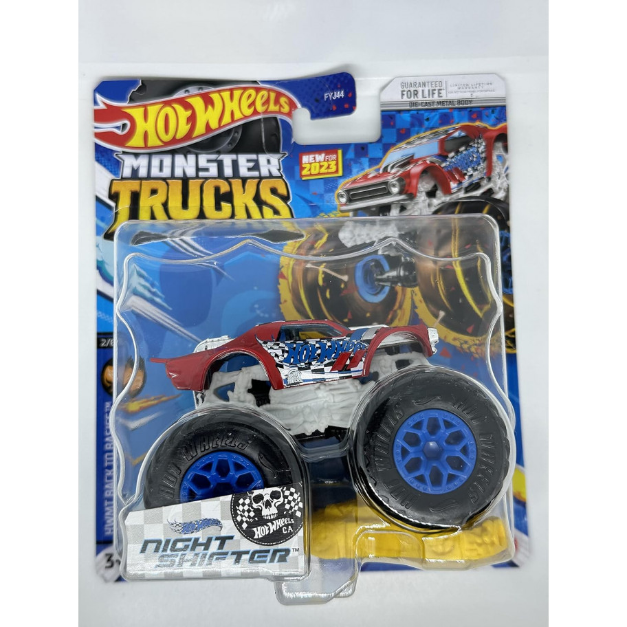 Машинка Хот Вілс Монстр Трак Нічна зміна Monster Trucks Night Shifter Hot Wheels HLR80