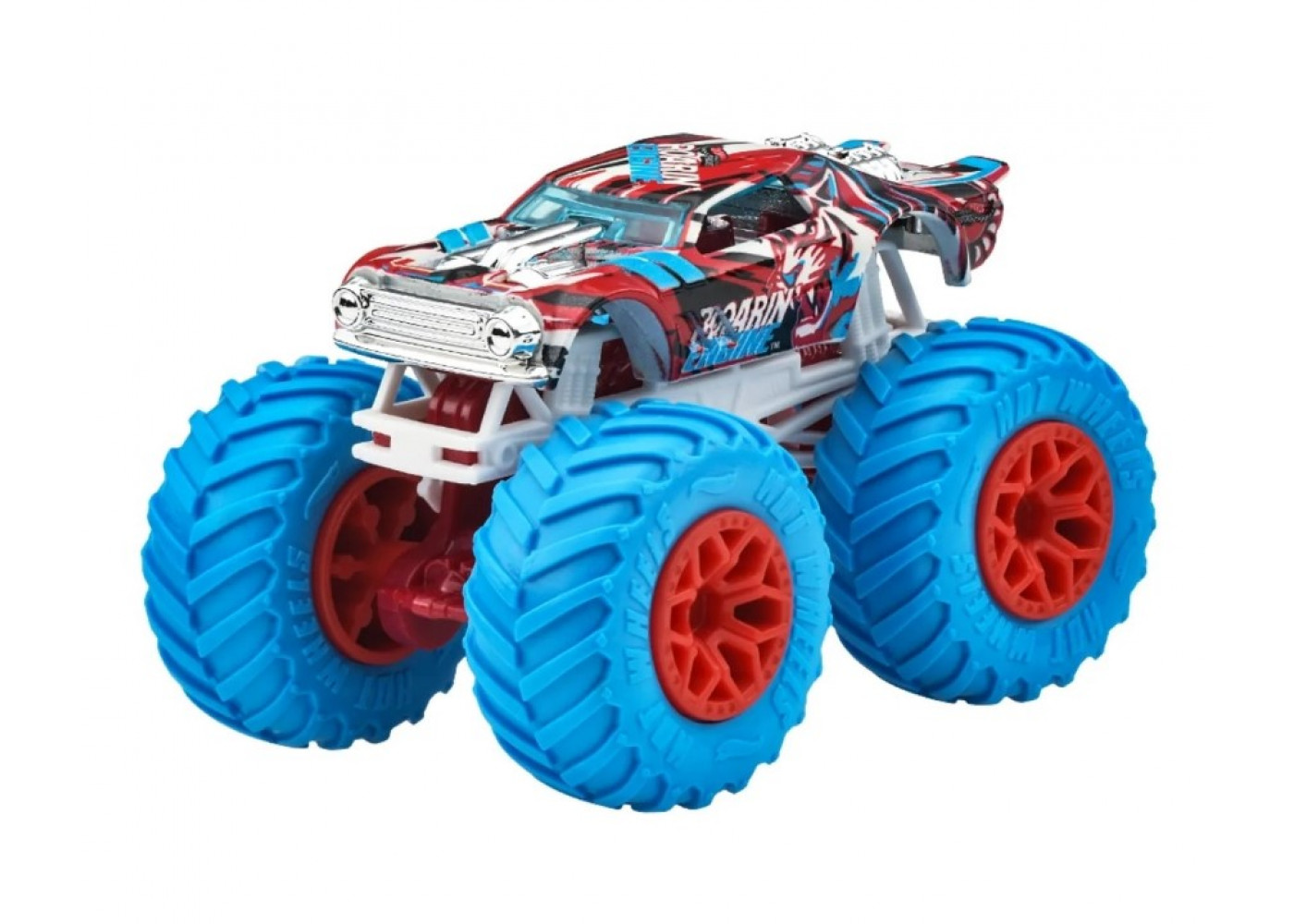 Машинка Хот Вілс Монстр Трак 1:64 Monster Trucks Roarin Engine Hot Wheels JHY66