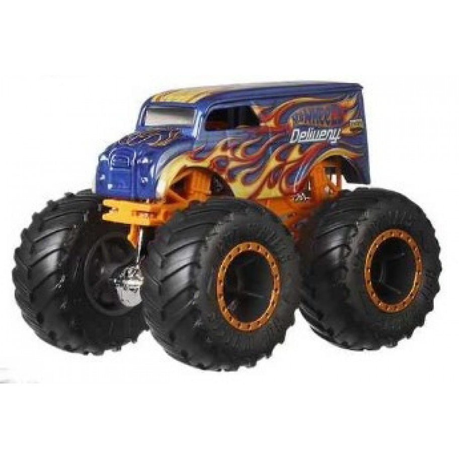 Машинка Хот Вілс Монстр Трак Деірі Делівері з набору 1:64 Monster Trucks Dairy Delivery Hot Wheels GGC61-5