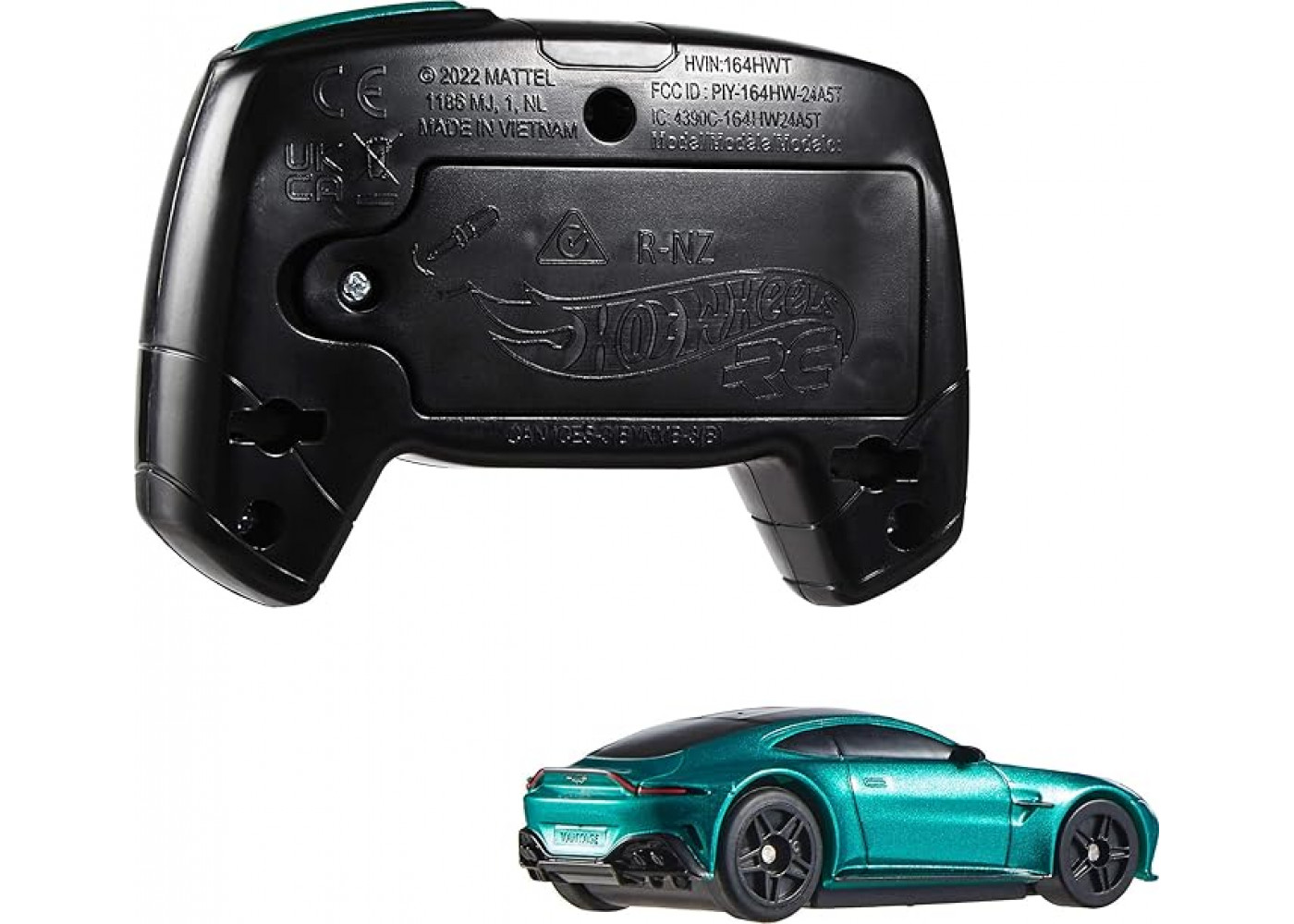 Машинка Хот Вілс Астон Мартін Вантаж 1:64 на Пульті Управління для Трека Hot Wheels Aston Martin Vantage Mattel JHW59