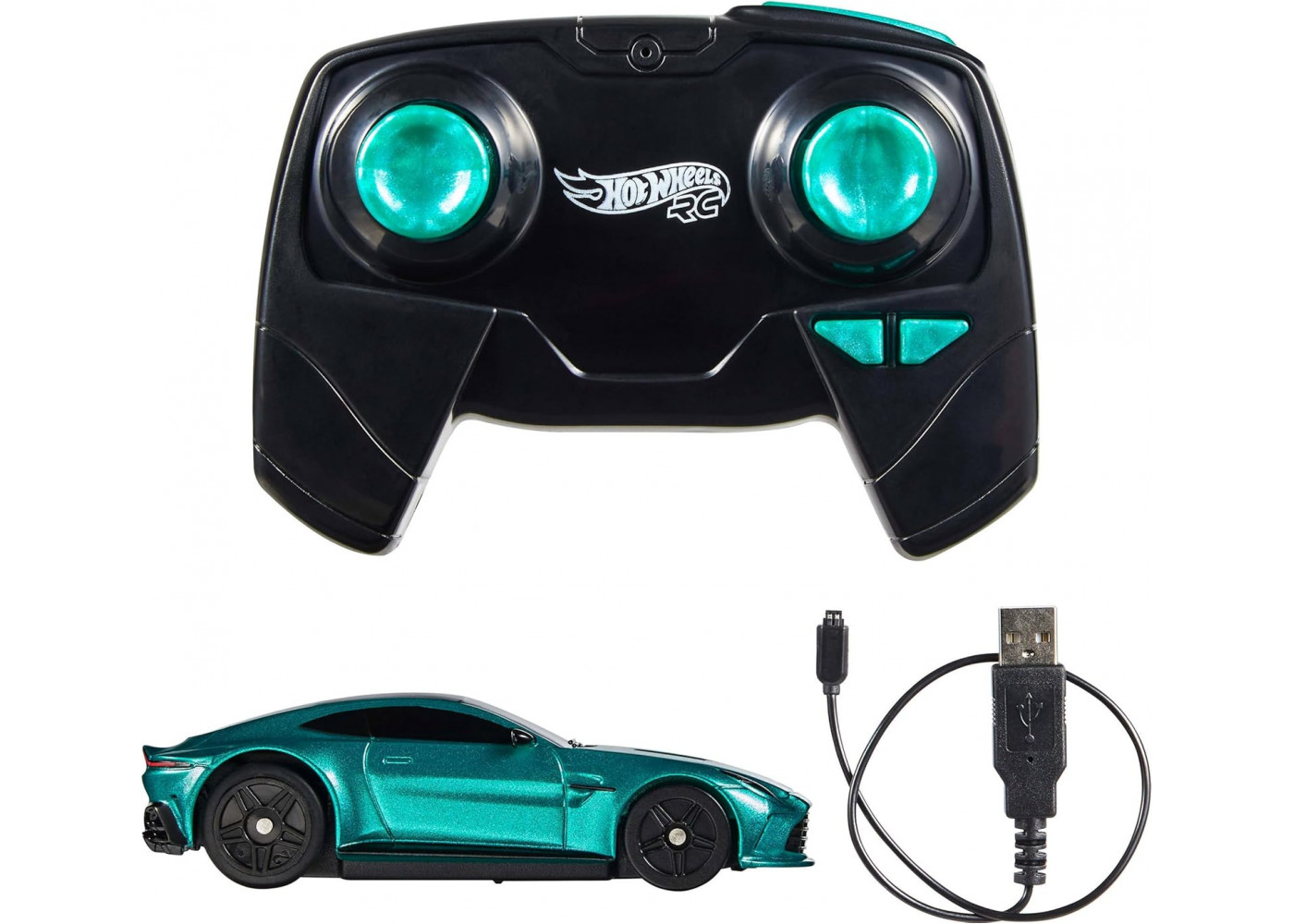 Машинка Хот Вілс Астон Мартін Вантаж 1:64 на Пульті Управління для Трека Hot Wheels Aston Martin Vantage Mattel JHW59