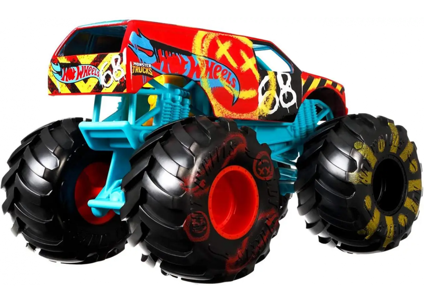 Машинка (Примята Коробка) Монст Трак 20 см Демо Дерби Monster Trucks Hot Wheelse Demo Derby Mattel BGWL09