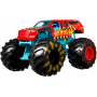 Машинка (Примята Коробка) Монст Трак 20 см Демо Дерби Monster Trucks Hot Wheelse Demo Derby Mattel BGWL09