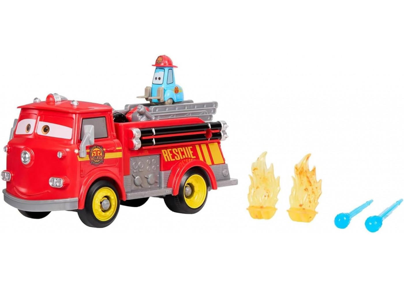 Набор Тачки Фигурки Ред и Гвидо с Пожарной Машиной Cars Disney Pixar Fire Fighting Red and Guido Mattel JFL54