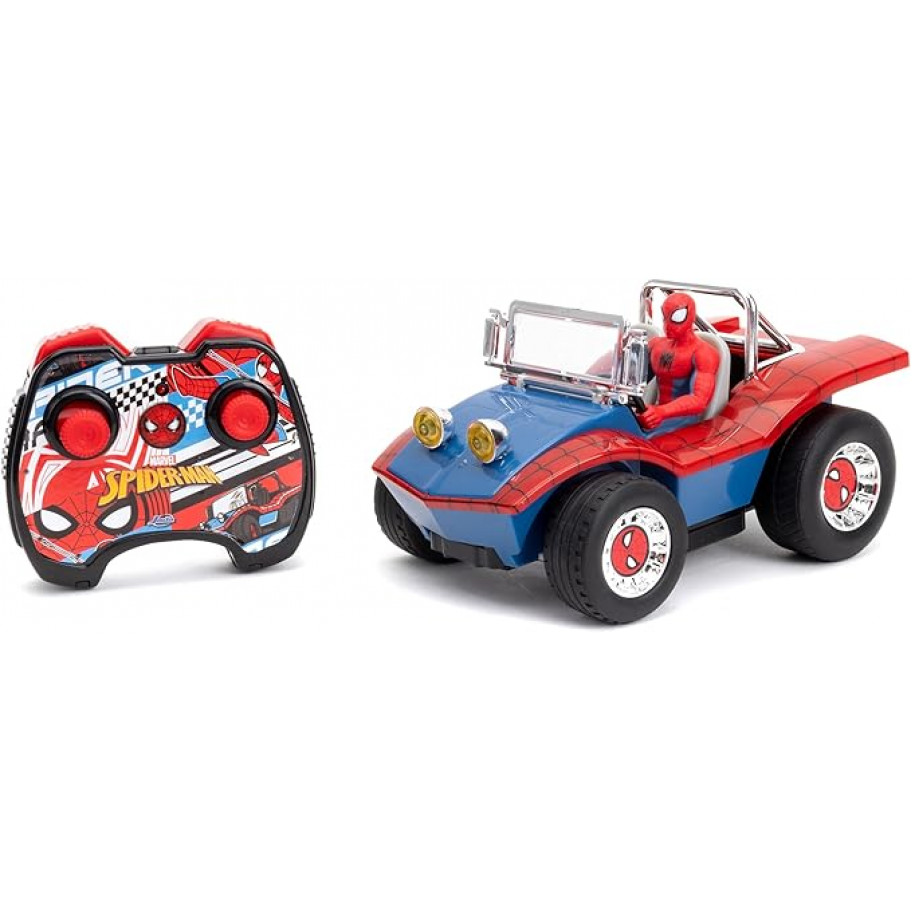Машинка Человек-Паук на Пульте Управления Спайдермен Багги Cars Spider-Man Buggy RC Jada Toys 34995