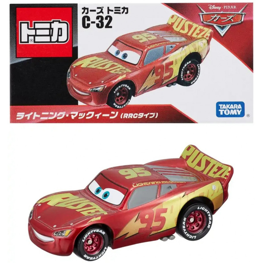 Машинка Метал Тачки Блискавка Маквін Disney Pixar Cars C-32 Tomica Lightning McQueen Takara Tomy 207025
