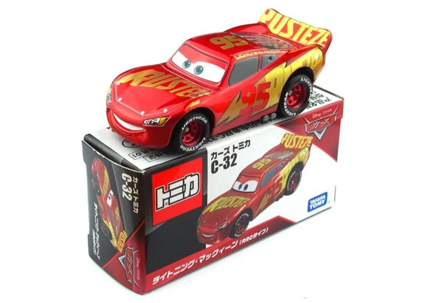 Машинка Метал Тачки Блискавка Маквін Disney Pixar Cars C-32 Tomica Lightning McQueen Takara Tomy 207025