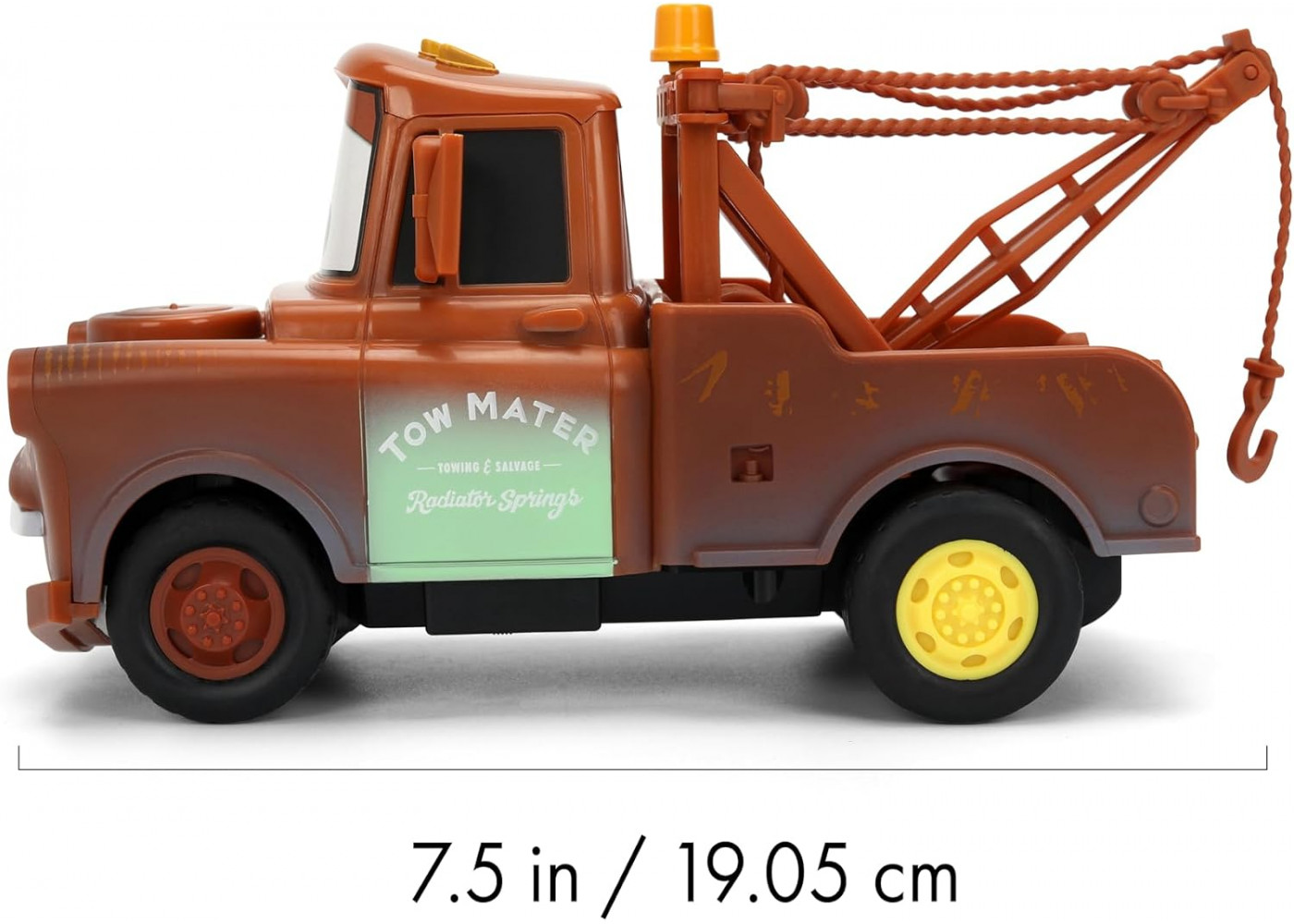 Машинка Тачки Матер 1:24 на Пульті Управління Disney Pixar Cars Tow Mater RC Jada Toys 36751