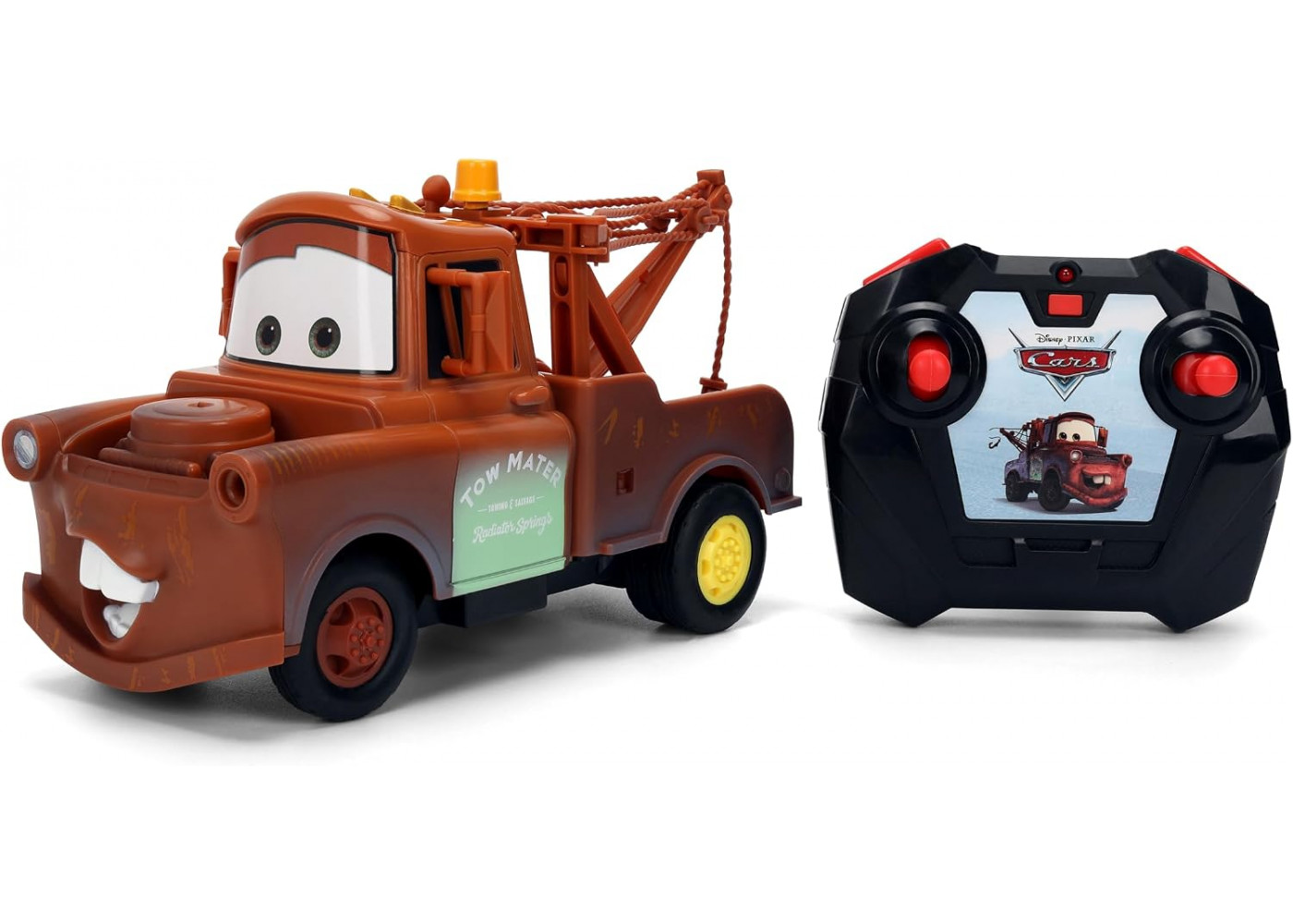 Машинка Тачки Матер 1:24 на Пульті Управління Disney Pixar Cars Tow Mater RC Jada Toys 36751