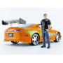 Машинка Тойота Супра с Фигуркой Браяна Форсаж 1:24 Brian's Toyota Supra Fast Furious Jada Toys 30738