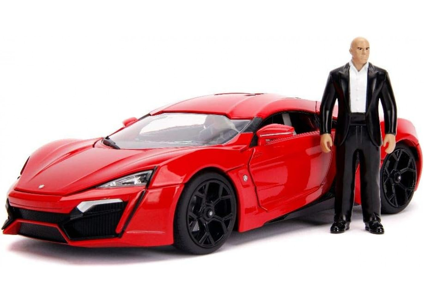 Машинка Ликан Гиперспорт с Фигуркой Доминика Форсаж 1:18 Dominic Toretto Lykan Hypersport Jada Toys 31140
