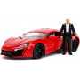 Машинка Ликан Гиперспорт с Фигуркой Доминика Форсаж 1:18 Dominic Toretto Lykan Hypersport Jada Toys 31140