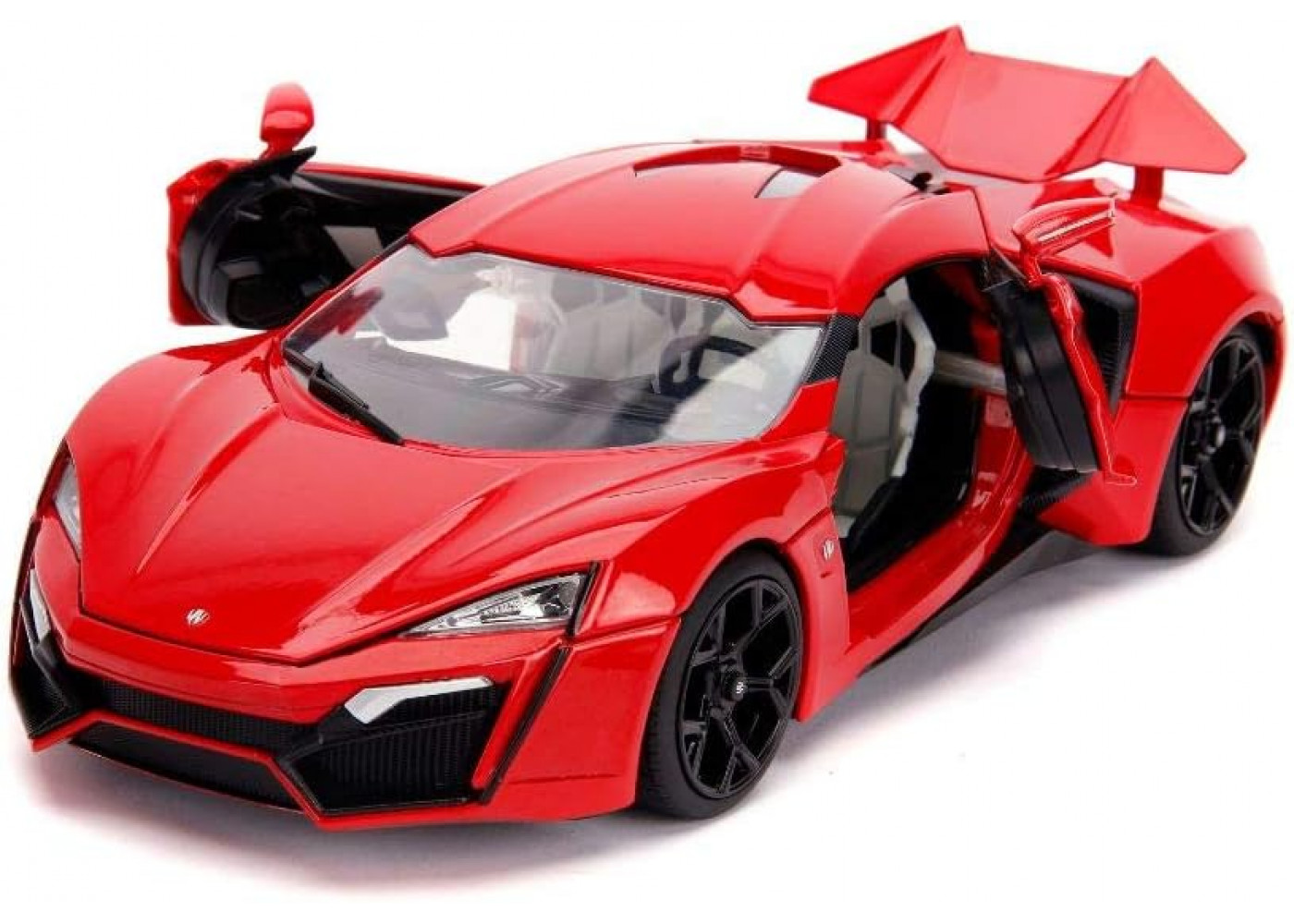 Машинка Ликан Гиперспорт с Фигуркой Доминика Форсаж 1:18 Dominic Toretto Lykan Hypersport Jada Toys 31140