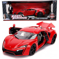 Машинка Ликан Гиперспорт с Фигуркой Доминика Форсаж 1:18 Dominic Toretto Lykan Hypersport Jada Toys 31140