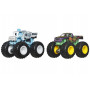 Машинки Хот Вілс Монстр Трак 1:64 Monster Trucks Bionic Bruiser vs Test Subject Hot Wheels JCC68