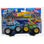 Машинки Хот Вілс Монстр Трак 1:64 Monster Trucks Bionic Bruiser vs Test Subject Hot Wheels JCC68