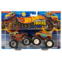 Машинки Хот Вилс Монстр Трак 1:64 Monster Trucks Town Hauler Vs Dodge Ram Van Hot Wheels JCC65