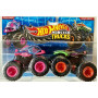Машинки Хот Вілс Монстр Трак 1:64 Monster Trucks Piran-Ahhhh vs Shark Wreak Mattel JLV82