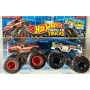 Машинки Хот Вілс Монстр Трак 1:64 Monster Trucks Fire Rescue vs HW 5 Alarm Mattel JLV86