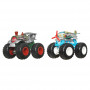 Машинки Хот Вілс Монстр Трак 1:64 Monster Trucks  Loco punk vs Airplane mode Series Hot Wheels JCC66