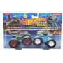 Машинки Хот Вілс Монстр Трак 1:64 Monster Trucks  Loco punk vs Airplane mode Series Hot Wheels JCC66
