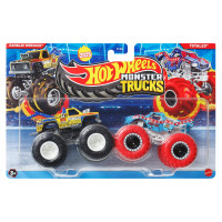 Машинки Хот Вілс Монстр Трак 1:64 Monster Trucks Ramblin' Wracker VS Totaled Hot Wheels JCC67