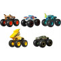 Набор 5 машинок  Хот Вилс Монстр Трак Monster Trucks Crash Crew Hot Wheels JFF65