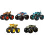 Набор 5 машинок  Хот Вилс Монстр Трак Monster Trucks Crash Crew Hot Wheels JFF65