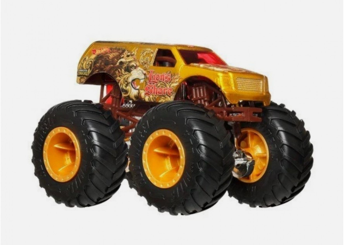 Машинки Хот Вилс Монстр Трак 1:64 Monster Trucks Rhinomite vs Lion's Share Mattel JHY82