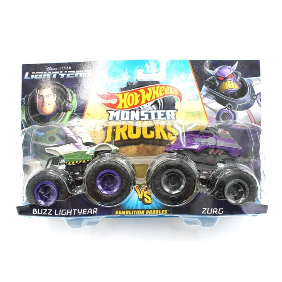 Машинки Хот Вілс Монстр Трак Monster Trucks Buzz Lightyear vs Zurg Hot Wheels HHM05