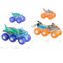 Набор 4 Машинки Хот Вилс Монстр Трак Мега Рекс и Тигровая Акула Monster Trucks Mega-Wrex & Tiger Shark Hot Wheels HYJ29