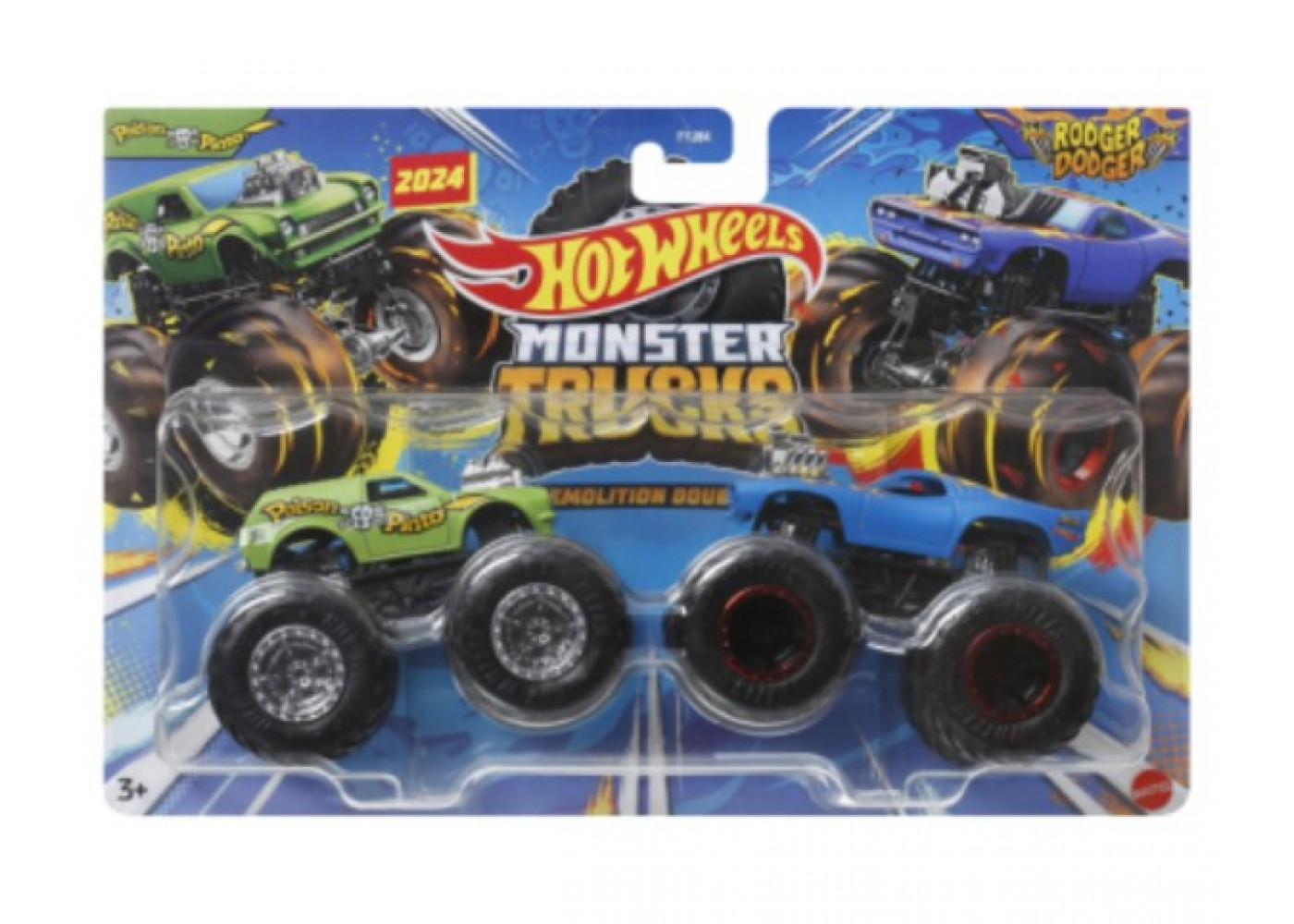 Машинки Хот Вилс Монстр Трак Monster Trucks Rodger Dodger Hot Wheels HWN70