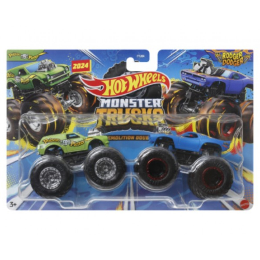 Машинки Хот Вілс Монстр Трак Monster Trucks Rodger Dodger Hot Wheels HWN70