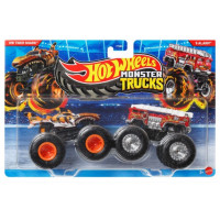 Машинки Хот Вілс Монстр Трак 1:64 Monster Trucks HW Tiger Shark vs 5 Alarm Series Hot Wheels Mattel JCC76