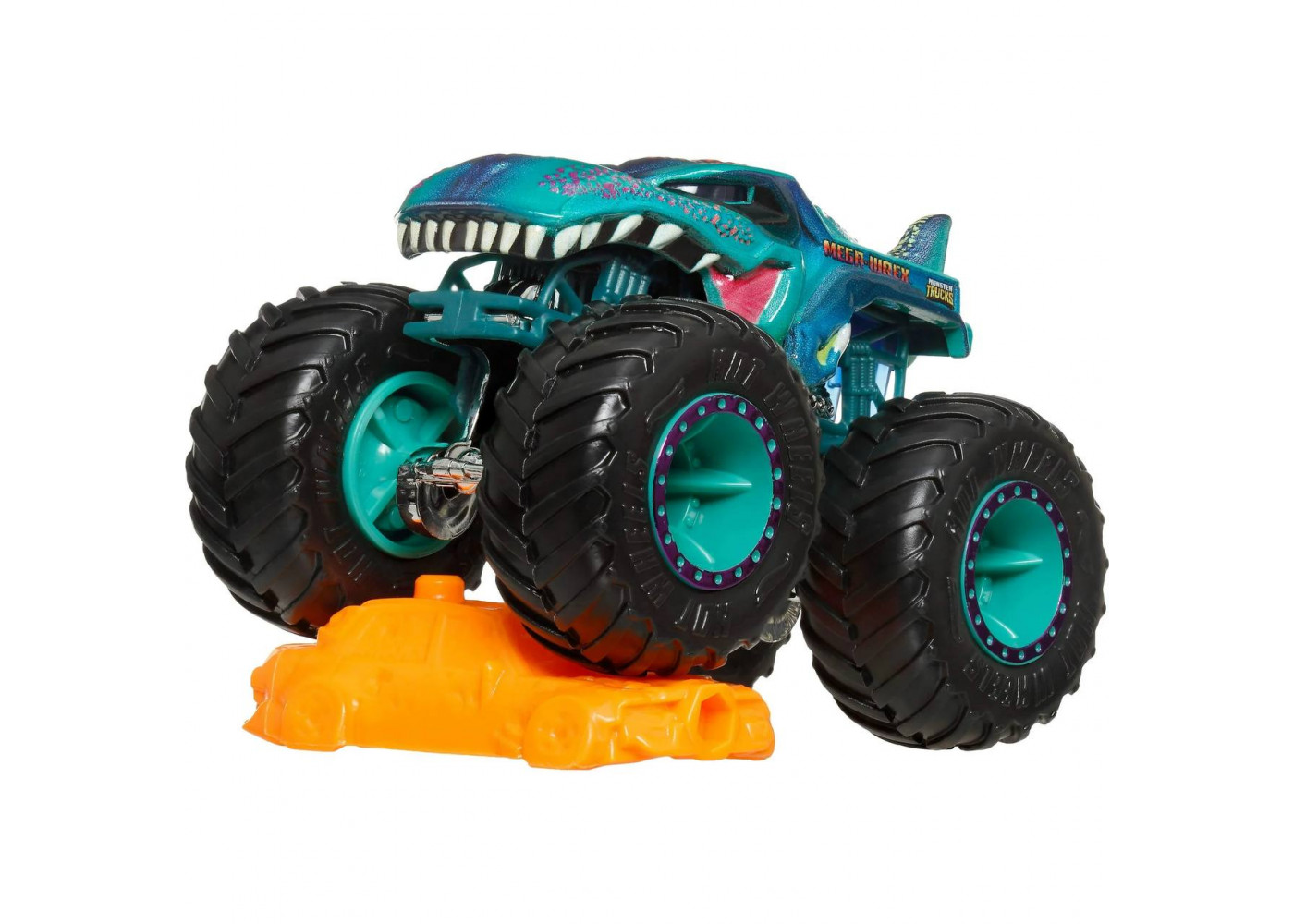Набор 5 машинок  Хот Вилс Монстр Трак Hot Wheels Monster Trucks Crash Crew Mattel JMJ90