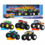 Набор 5 машинок  Хот Вилс Монстр Трак Hot Wheels Monster Trucks Crash Crew Mattel JMJ90
