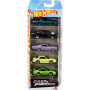 Набір Хот Вілс із 5 машинок Форсаж Hot Wheels Fast and Furious Mattel JBJ80