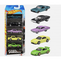 Набір Хот Вілс із 5 машинок Форсаж (Прим’ята Коробка) Hot Wheels Fast and Furious Mattel BJBJ80